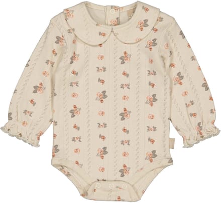 Levv Meisjes Romper Layla Sand Flower maat 68