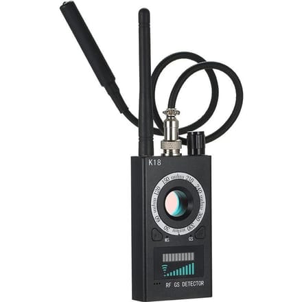 K18 Anti Candid Camera Detector Bug Gadgets Afluisterzoeker GPS-signaal Lens RF Spy Tracker Detecteer Multifunctioneel Anti Camera US Plug