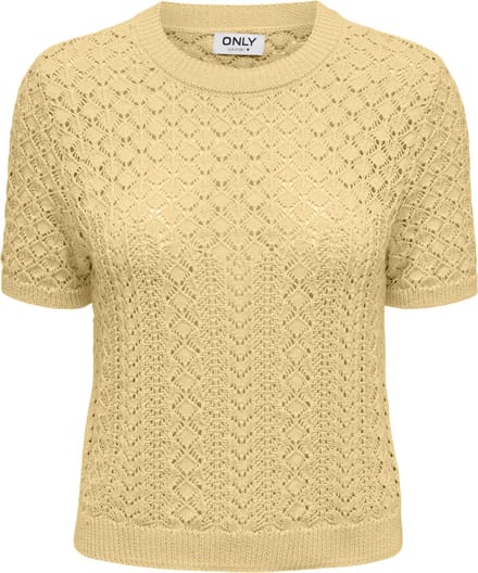 ONLY - ONLSAGA SS O-NECK KNT NOOS Dames Vest