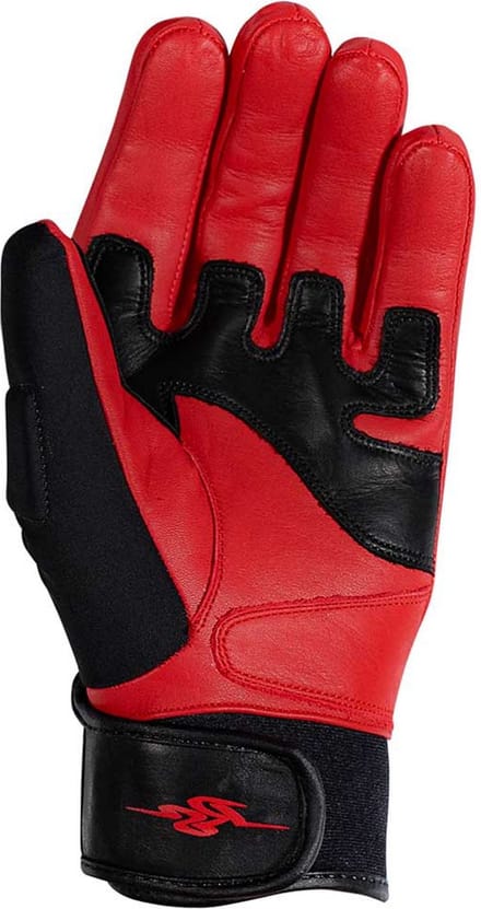 Rusty Stitches Motorrad Handschuhe Gloves Christine 68338 Black/Red-M