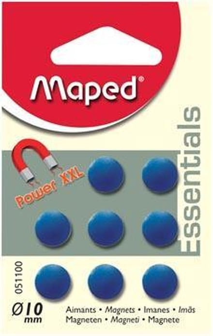 BL.8 KLEURMAGNETEN 10MM MAPED
