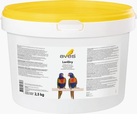 Aves- Aves Loridry- Lorivoer- Lori dry- 5 kilo (2 emmers van 2,5 kilo)