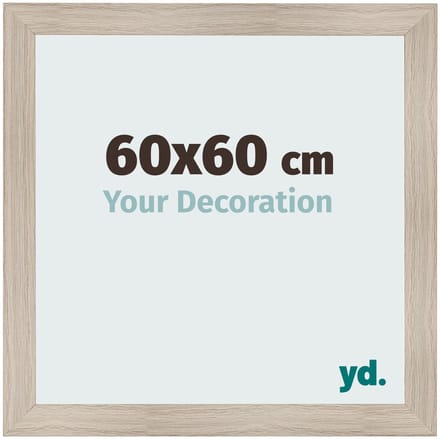 Your Decoration - Fotolijst 60x60 cm - MDF - Eiken Licht - Pisa