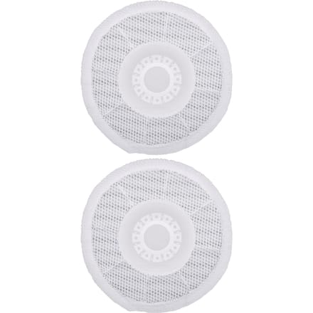 Tampons de rechange pour serpillière Tampon de récurage de rechange en microfibre Recharges de nettoyage réutilisables Adaptés à la serpillière Shark Rayures grises type 1 white