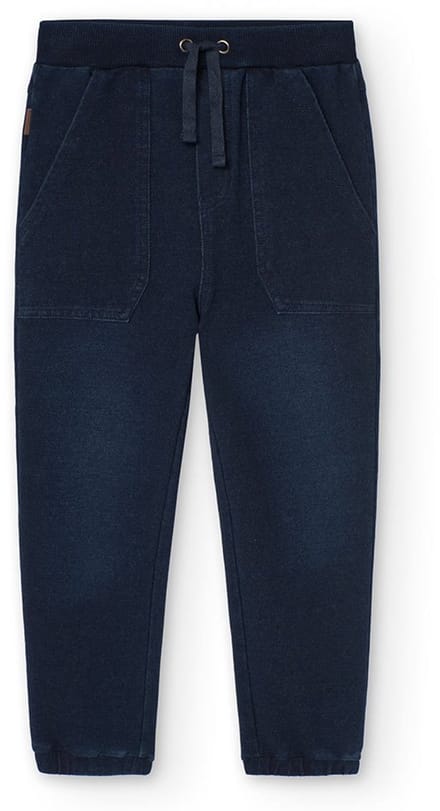 Boboli Fleece Denim Broek Blauw 7 Years Kinderen