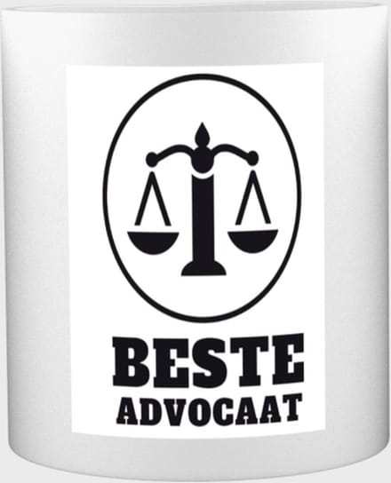 Beste advocaat Mok met opdruk - beste advocaat - collega - cadeau - 350 ML inhoud