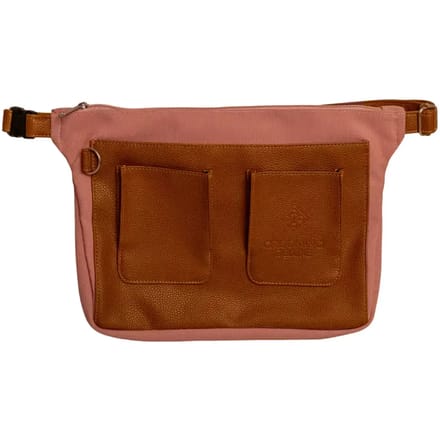 Grooming Deluxe - Vlecht heuptasje canvas oude rose