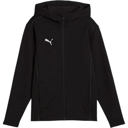 Puma Kinder/Kids TeamFINAL Casuals Jas met capuchon (Zwart)