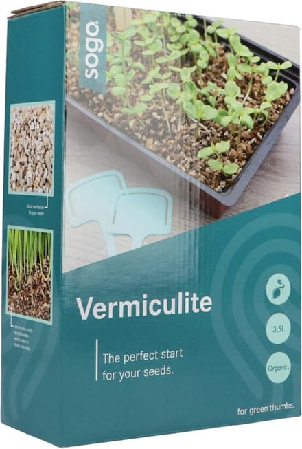 SOGO Vermiculiet Potgrond in Doos - 3,5 liter