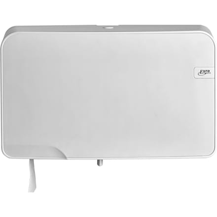 Toiletpapierdispenser Quartzline Q5 jumbo klein duo wit 441007
