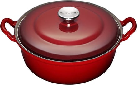 Le Creuset Faitout Braadpan - 6,6 l - Ø 32 cm - Kersenrood