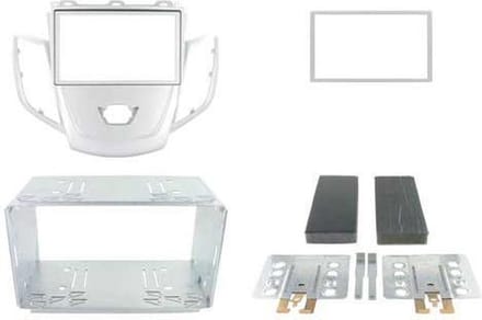 2-DIN FRAME Fiesta 2009-> Zonder Display Zilver