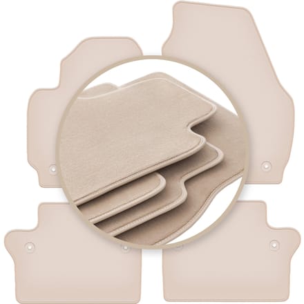 PREMIUM beige matten voor: Volvo S80 II sedan 2006-2016