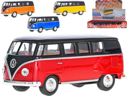 Volkswagen Classical bus 1962 pull back motor, verkrijgbaar in vier kleuren verkoop per stuk