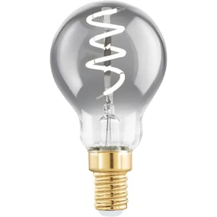 Eglo Ledfilamentlamp Peertje - Smoke - D4,5cm - Dimbaar - Warm Wit - E14 - 4w