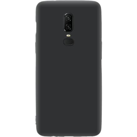 OnePlus 6 TPU Back Cover - Zwart