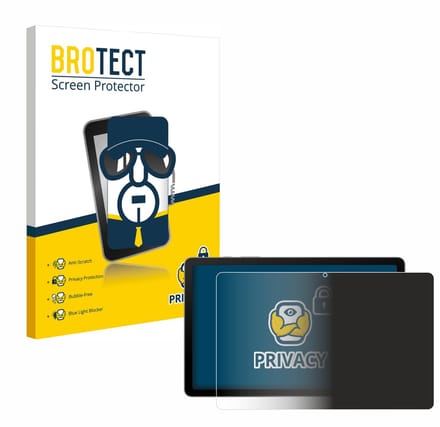 BROTECT - privacy screenprotector voor Samsung Galaxy Tab S10 Lite 5G - Folie Beschermfolie Blauwlichtfilter