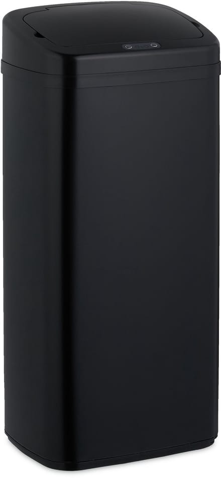 prullenbak met sensor - 40 liter - vuilniszakhouder - zwart