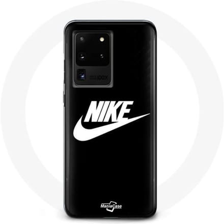 Coque - Nike - Samsung Galaxy S20 Ultra - Souple - Noir - Logo blanc blanc