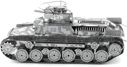 Gedetailleerd Metalen Modelbouwpakket Tank - Constructiespeelgoed Vanaf 14 Jaar