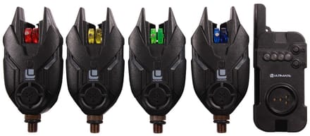 Ultimate E-tension Bite Alarm Beetmelder Set 4+1 - Beetmelder