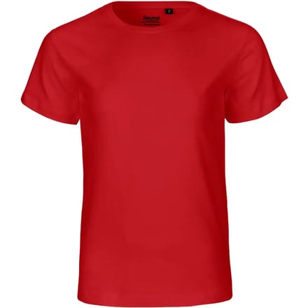 Neutral Kids´ Short Sleeve T-Shirt NE30001 - Red - 92/98