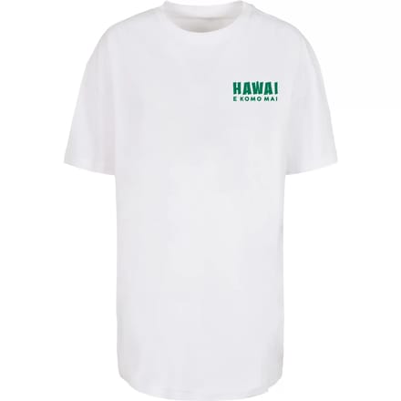 Dames-T-shirt oversized Merchcode Hawai