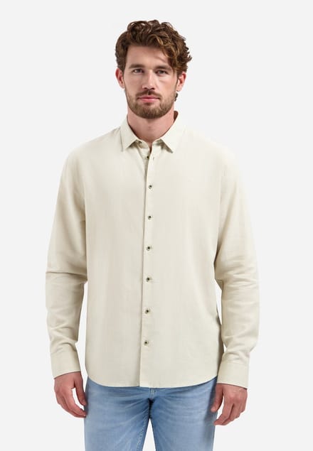 No Excess Shirt with linen desert