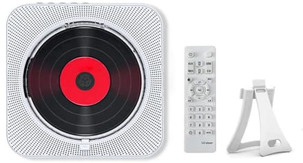 Benelux Select CD Speler Bluetooth – CD Speler Met Bluetooth – CD Speler Draagbaar – USB – LED-Display - 6,7 x 16,7 x 3 cm