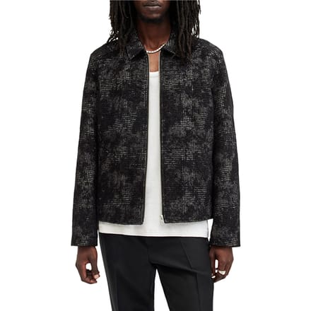 AllSaints Keller Jacket Black Taglia: M | Giacche leggere Outlet | Uomo | Nero