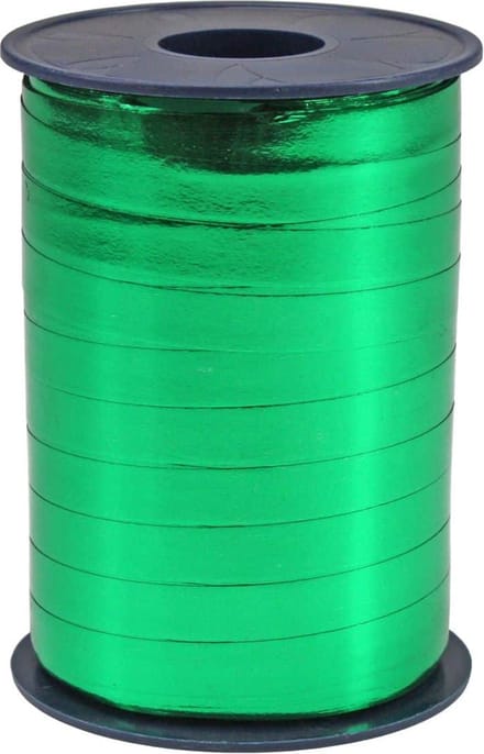 Krullint Metallic Groen – Cadeaulint