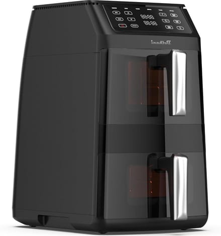 Dubbele Airfryer XL - Hetelucht Friteuse - Airfryer met Dubbele Mand - Kookgemak
