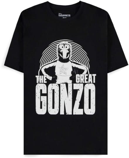 The Muppets - The Great Gonzo Heren Tshirt - S - Zwart