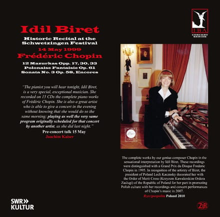 Idil Biret - Idil Biret At Schwetzingen Festival, 14 May 1999 (Chopin) (2 LP)