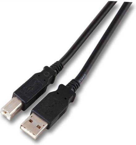 EFB Elektronik K5255SW.1 USB-kabel 1 meter USB 2.0 USB A USB B Zwart