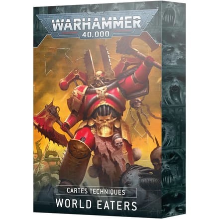 Beeldje Games Workshop Warhammer 40k - Datacards V.10 World Eaters (Fr)