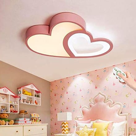 Moderne Kinderlamp met Dimbare Functie in Hartvorm voor Kinderkamer