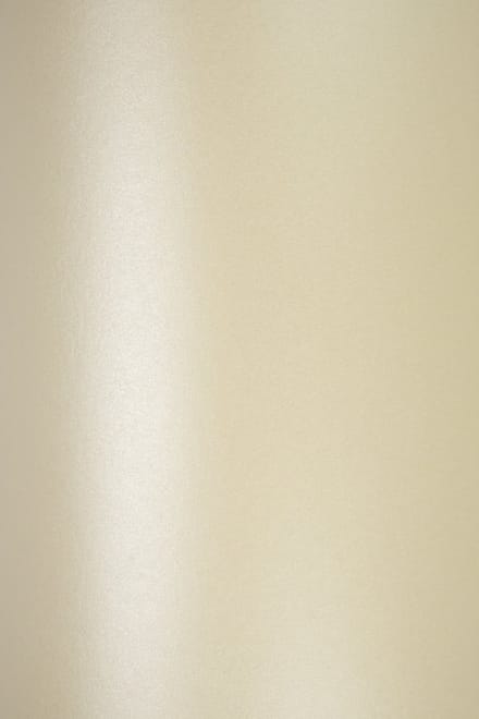 Netuno - ecru metallic papier - A5 - 14,8 x 21 cm - 10 vellen - 290 gram - Majestic Candelight Cream