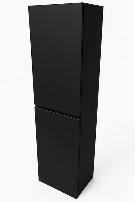 LINEA UNO - Kode 170 - Mat zwart - Kolomkast - - 301616