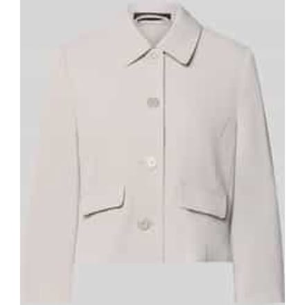 regular fit blazer met platte kraag