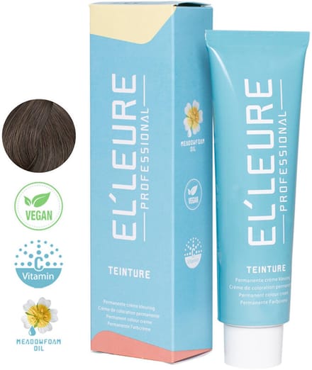 Elleure Haarverf - Teinture 5.0 intens lichtbruin - 100 ml