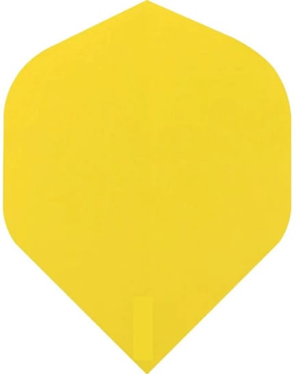 DLDarts - Poly Standaard Flight - 75 micron - 1 set - Geel