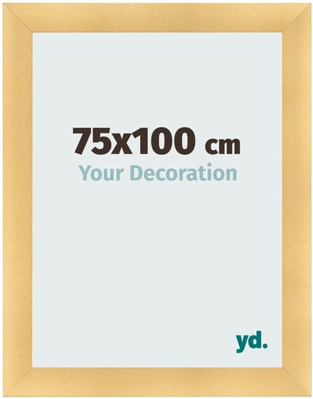 Your Decoration - Fotolijst 75x100 cm - MDF - Goud Mat - Pisa