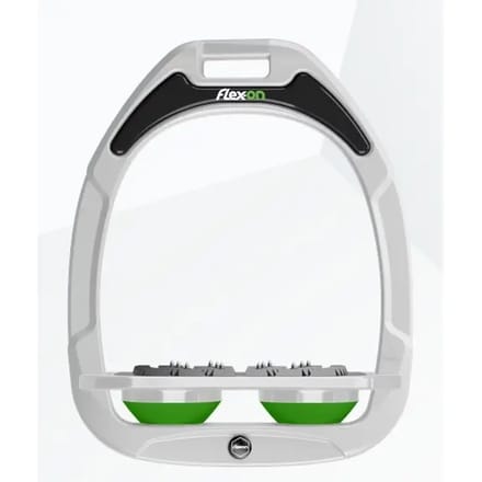 Platte Ultra Grip Beugels Wit/Grijs/Groen Flex-On Green Composite