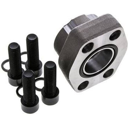 1-1/4'' SAE Flens 3000 psi Blank staal met G1-1/4'' Binnendraad ISO 6162-1