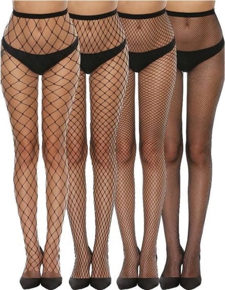 Visnetpanty Groot Net – Zwart – One size | Statement Look | Elastisch & Ademend
