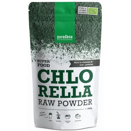 Purasana Chlorella raw powder 200 gram