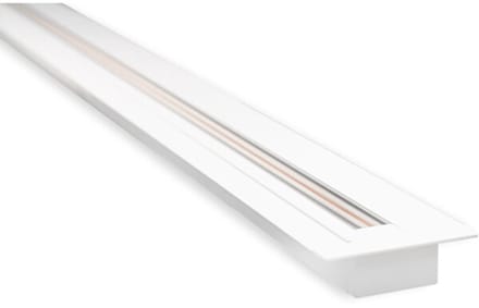 Spanningsrail - Exotro - 1 Fase - Inbouw - Aluminium - Wit - 1 Meter