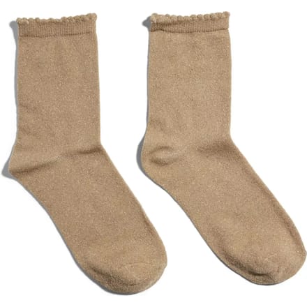Pieces dames sokken 1-pack - Glitter -onezise - DS17078534 - beige