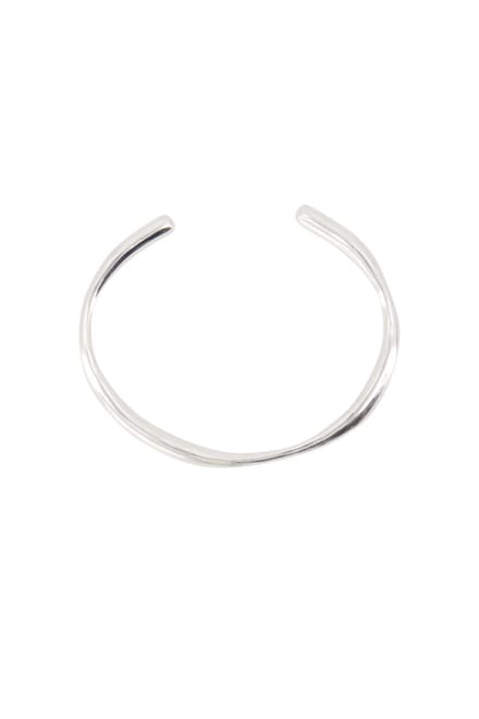 Zusss Armband Bangle Chunky Plated Brass Silver